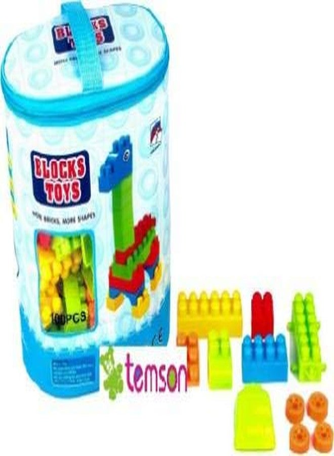 TEMSON Creative Multicolored Educational Building Blocks with Bag Packing for Kids